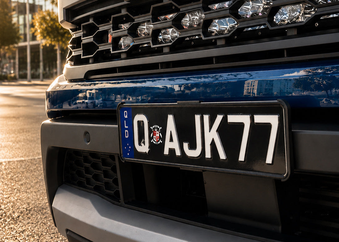 QLD Euro Prestige Number Plate Bracket & Holder