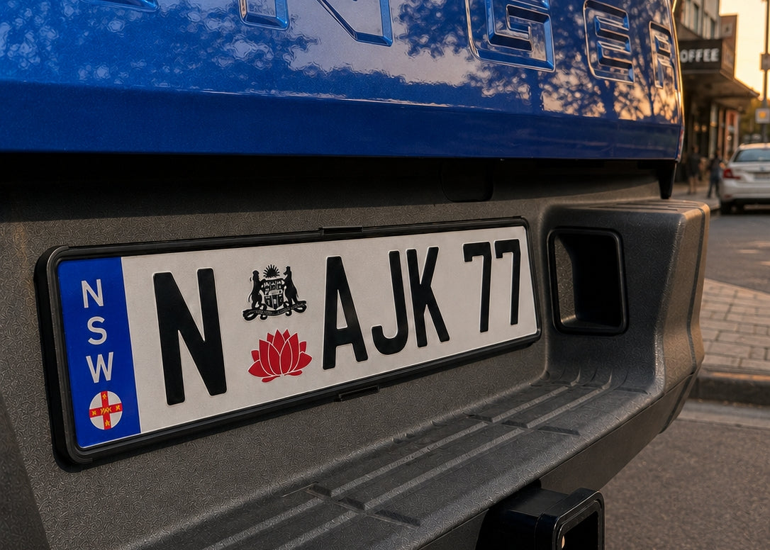 NSW Euro Prestige Number Plate Bracket & Holder