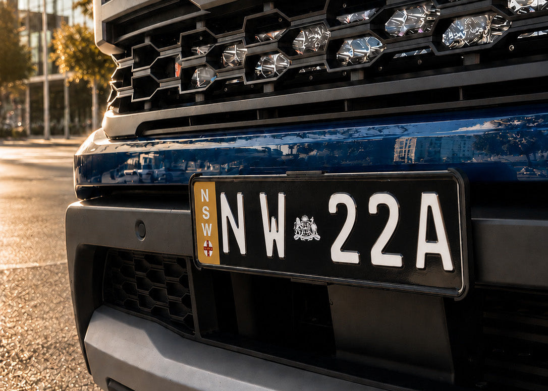 NSW Euro Prestige Number Plate Bracket & Holder