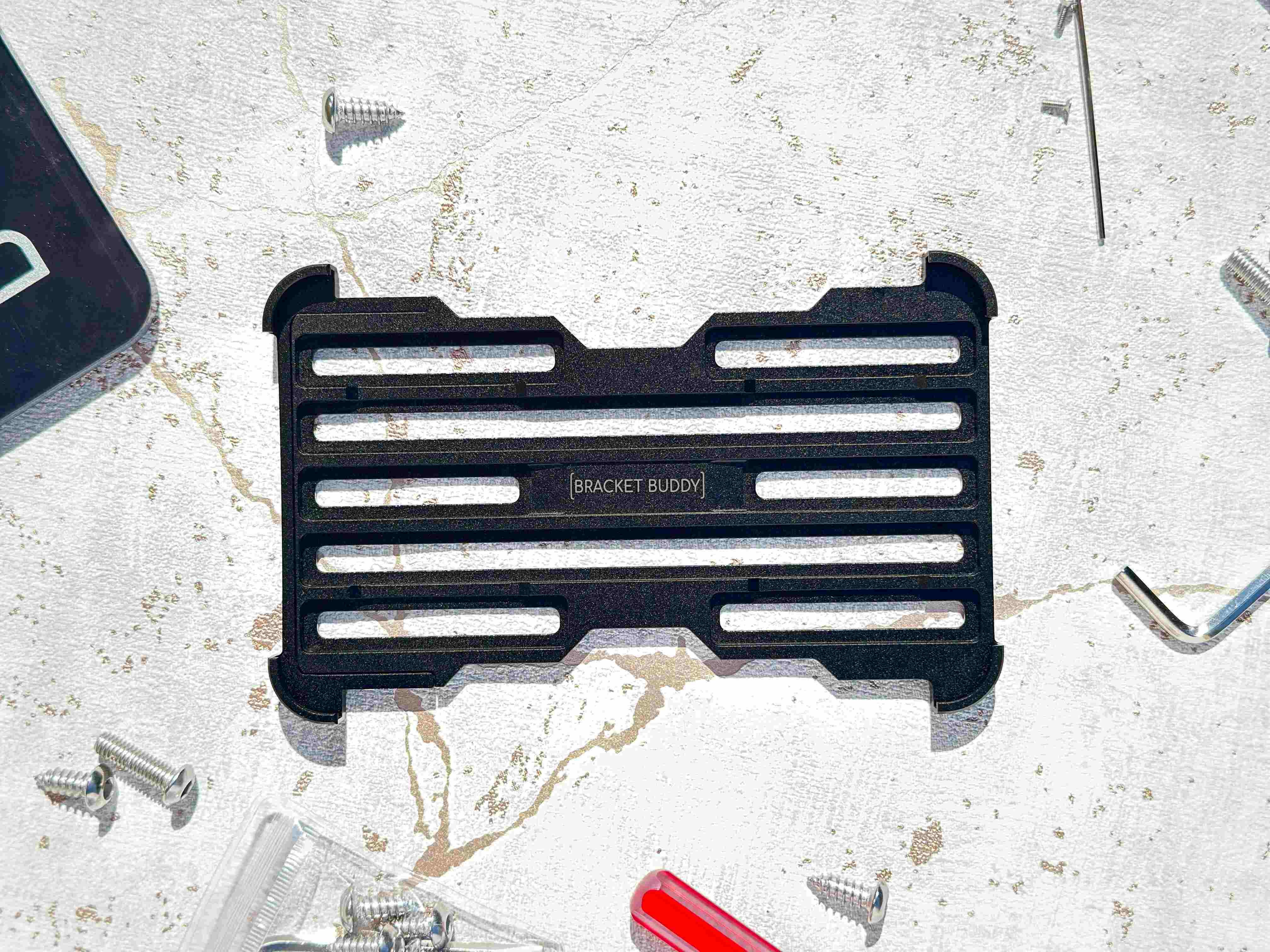 QLD Flexi Plate Bracket & Holder | Corner