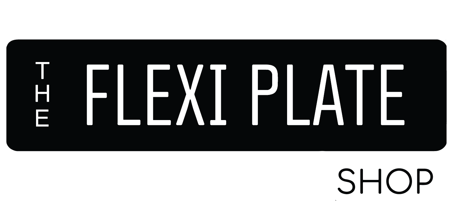 Logo for The Flexi Plate Shop which sells brackets for QLD PPQ flexi plates