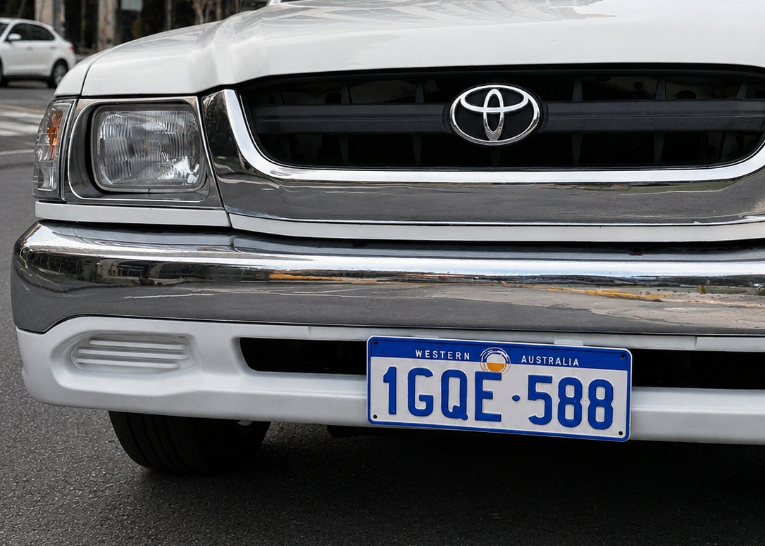 WA Standard & Slimline Number Plate Bracket & Holder
