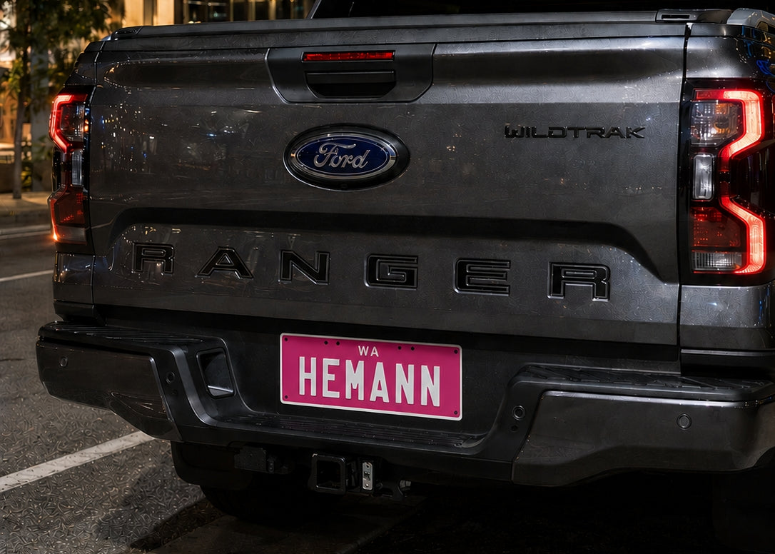 WA Standard & Slimline Number Plate Bracket & Holder