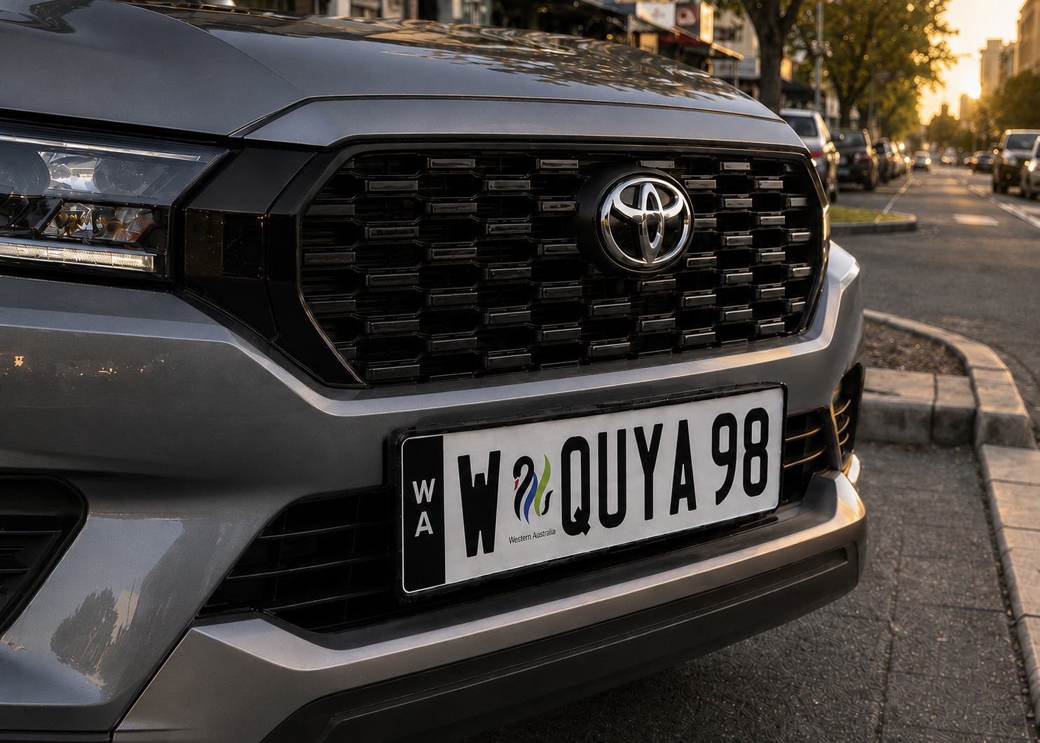 WA Euro Prestige Number Plate Bracket & Holder