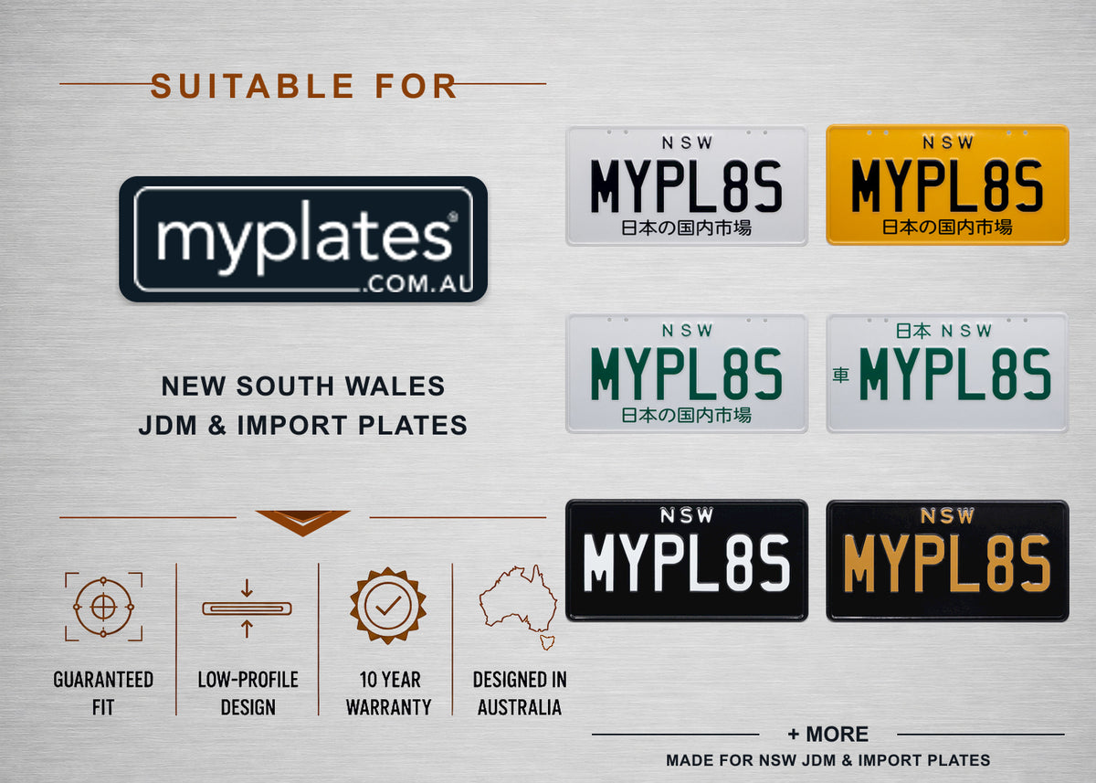 NSW JDM Number Plate Bracket & Holder