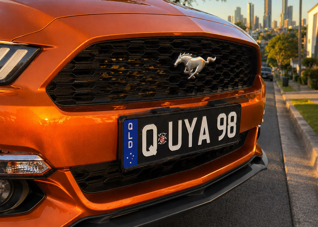 QLD Euro Prestige Number Plate Bracket & Holder