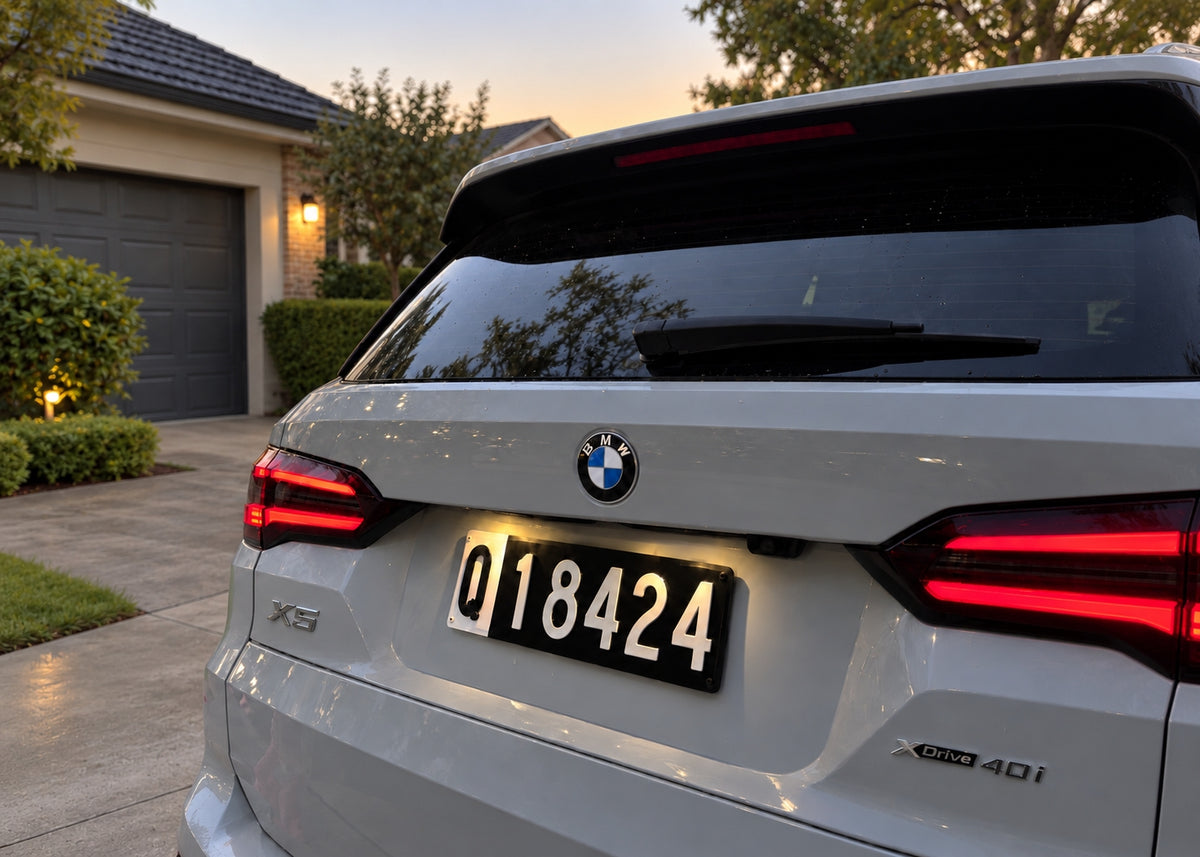 QLD Heritage Number Plate Bracket & Holder