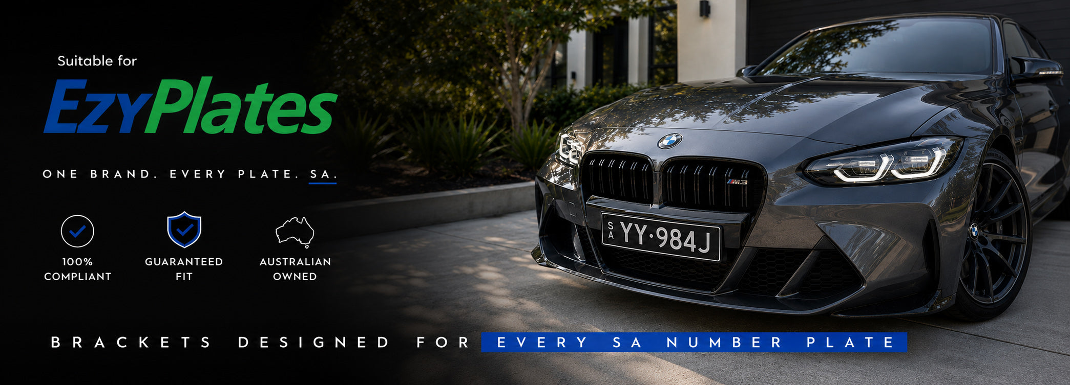 SA number plate brackets and holders